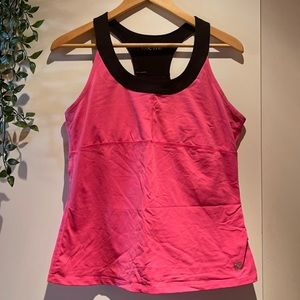 Pink Sports Workout Top